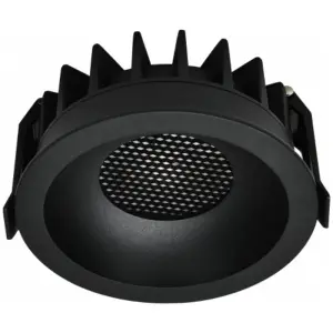 Spot LED Encastrable COB 20W Rond ø135mm CCT Noir - 3000K/4000K/6000K