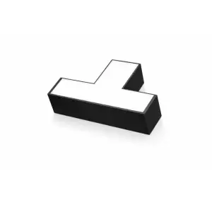 Connecteur T 10W pour Suspension Linéaire Interconnectable NOIR - Blanc Neutre 4000K - 5500K
