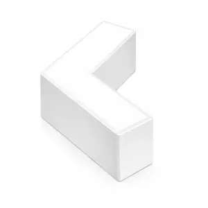 Connecteur L 120° 8W pour Suspension Linéaire Interconnectable BLANC - Blanc Froid 6000K - 8000K