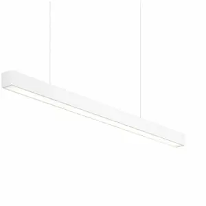 Suspension Linéaire LED 150cm 48W Interconnectable BLANC - Garantie 5 ans - Blanc Neutre 4000K - 5500K