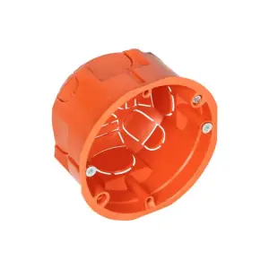 Boîte d'Encastrement pour Cloisons 60mm Profondeur - Rond