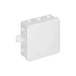 Boite de Dérivation en Saillie 12 Entrées 100x100x41 mm - Blanc