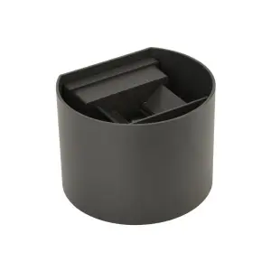 Applique Murale Graphite Grise 12W Double Faisceau IP65 Ovale - Blanc Neutre 4000K - 5500K
