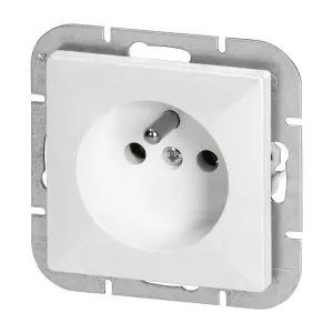 Prise Encastrée 2P+T 16A 250V - Blanc