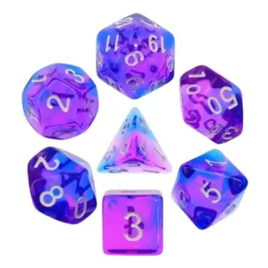 Lot de 7 dés - Indigo Sea - Epic Forge