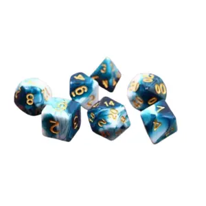 Lot de 7 dés - BlueInk - Epic Forge