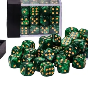 Dé 6 faces - Lot de 36 dés - 12mm - Vert Foncé - Epic Forge