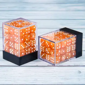 Dé 6 faces - Lot de 36 dés - 12mm - Orange - Epic Forge