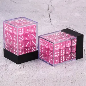 Dé 6 faces - Lot de 36 dés - 12mm - Rose - Epic Forge
