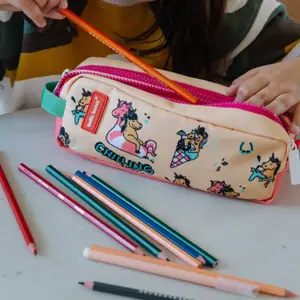 Trousse double compartiment Unicorn