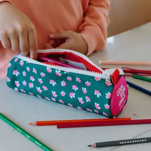 Trousse scolaire ronde Green Joy