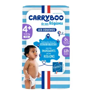 CARRYBOO Couches de nos régions taille 4+ (9-20KG) 42 pièces