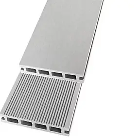 Lame terrasse composite Greendeck R gris L.260 x l.14,6 cm