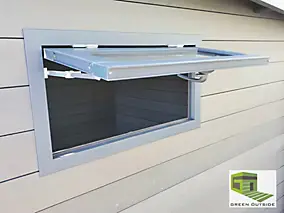 Option fenetre 900x505 pour abri Green Outside