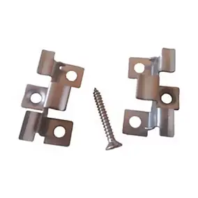 100 clips et vis inox pour lame de terrasse Greendeck promo Océan Gris