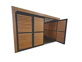 Panneau ouvrant repliable pour pergola Green Outside 4m bois vendu par 2