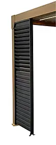 Panneau ventelles pour pergola Green Outside noir