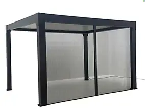 Moustiquaire pour pergola Actual noire 4 m Green Outside