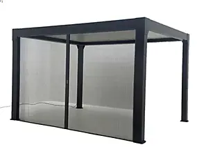 Moustiquaire pour pergola Actual grise 6 m Green Outside
