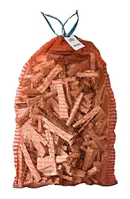 Bois d’allumage Districoncept – 100 % résineux – 40 L – sec <14 % prêt à l’emploi – allumage rapide – idéal poêle, insert et cheminée