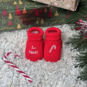 Chaussons Sucre d'orge Noël (naissance)