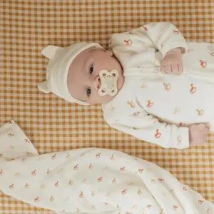 Bonnet de naissance Ours Blanc (0-1 mois)