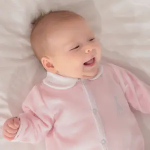 Pyjama en velours rose Sophie la girafe (3 mois)