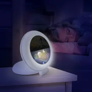 Veilleuse indicateur de réveil Kid'Sleep Globetrotter blanc