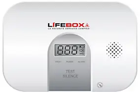 Détecteur de monoxyde de carbone digital Lifebox