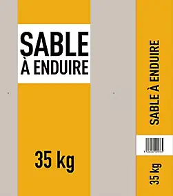 Sac de sable à enduire pour préparation béton 35kg