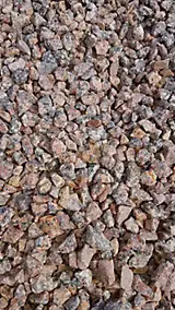 Gravier concassé de couleur rose 350KG