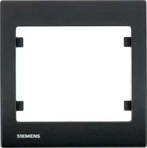 Plaque simple "Delta Iris" anthracite