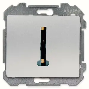 Prise téléphone à clipser "Delta Iris" silver