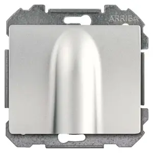 Sortie de câble à clipser "Delta Iris" silver