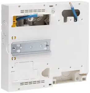 Platine pour compteur/disjoncteur CE et "Linky", avec une connectique intégrée et fonds perforé