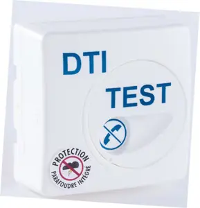Prise DTI test parafoudre, dotée d'une prise test à déconnexion automatique de la partie privative