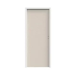 Bloc-porte prépeint "Wave" H. 204 x l. 83 cm x ép. 40 mm
