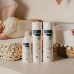 Gel lavant bio corps et cheveux Bulle de Bébé flacon et pompe (400 ml)