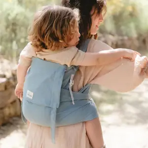 Porte bébé Mei Tai P'tit Evo Azur Porte Bébé