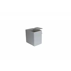 Boîte de rangement pour bureau à pince en métal blanc Homesight Hook l. 10 cm