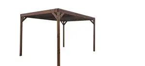 Pergola moderne 400 x 300 cm toit ajouré