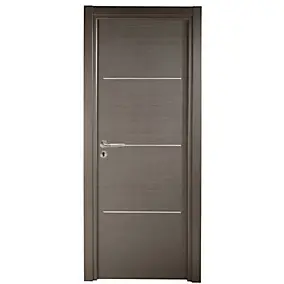 Bloc-porte Triaconta gris clair H.204 x l.63 cm, poussant gauche