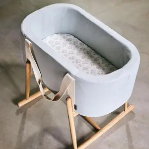 Drap housse PearlBlossom pour couffin Kuko et berceau Kumi (65 x 40 cm)
