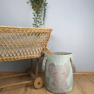 Sac à jouets éléphant Junko (30 x 40 cm)