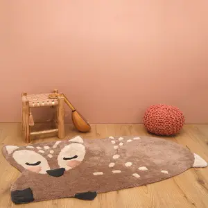 Tapis lavable faon Little deer (70 x 110 cm)