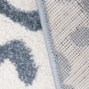Tapis Bao silver blue (100 x 150 cm)