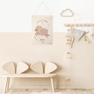Décoration murale zodiaque Bélier (40 x 50 cm)