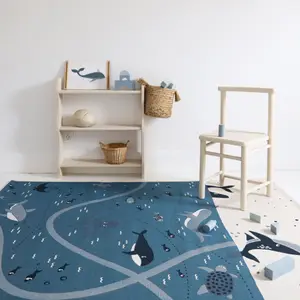 Tapis de jeu rectangulaire Deep Blue (123 x 180 cm)