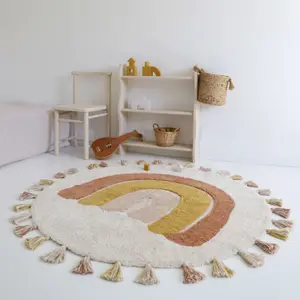 Tapis rond Rainbow Toffee (110 cm)