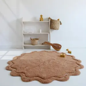 Tapis rond Sweet April Toffee (110 cm)